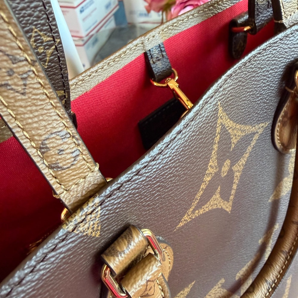 Louis Vuitton Classic Brown Monogram Tote - Picture 6 of 16